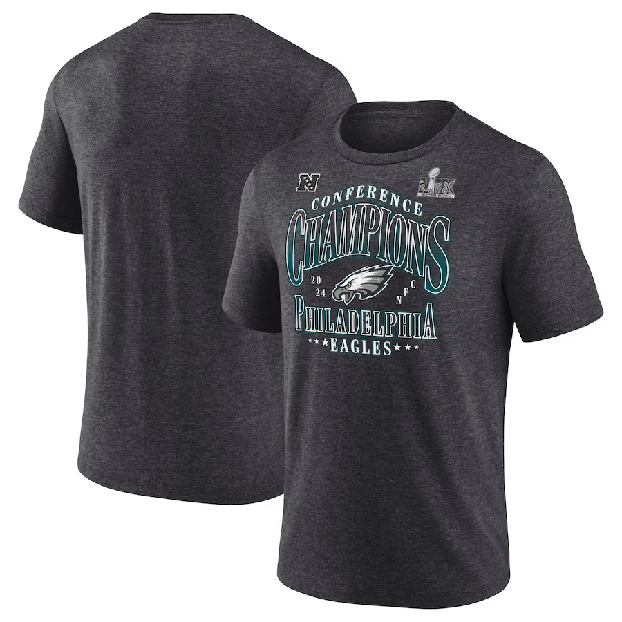 Men NFL Philadelphia Eagles grey 2025 T shirts style 5->st.louis cardinals->MLB Jersey
